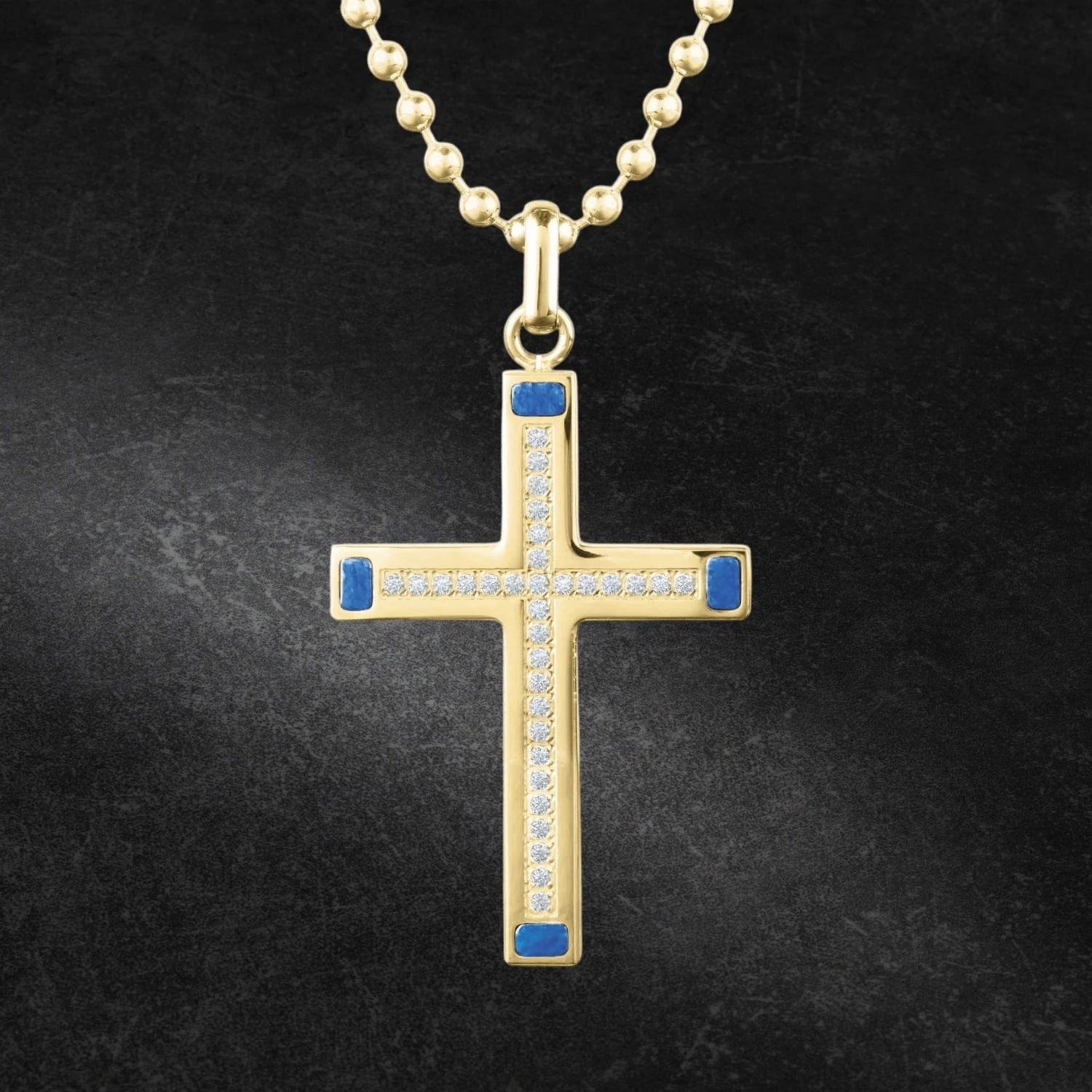 Lapis Lazuli Pride Pendant