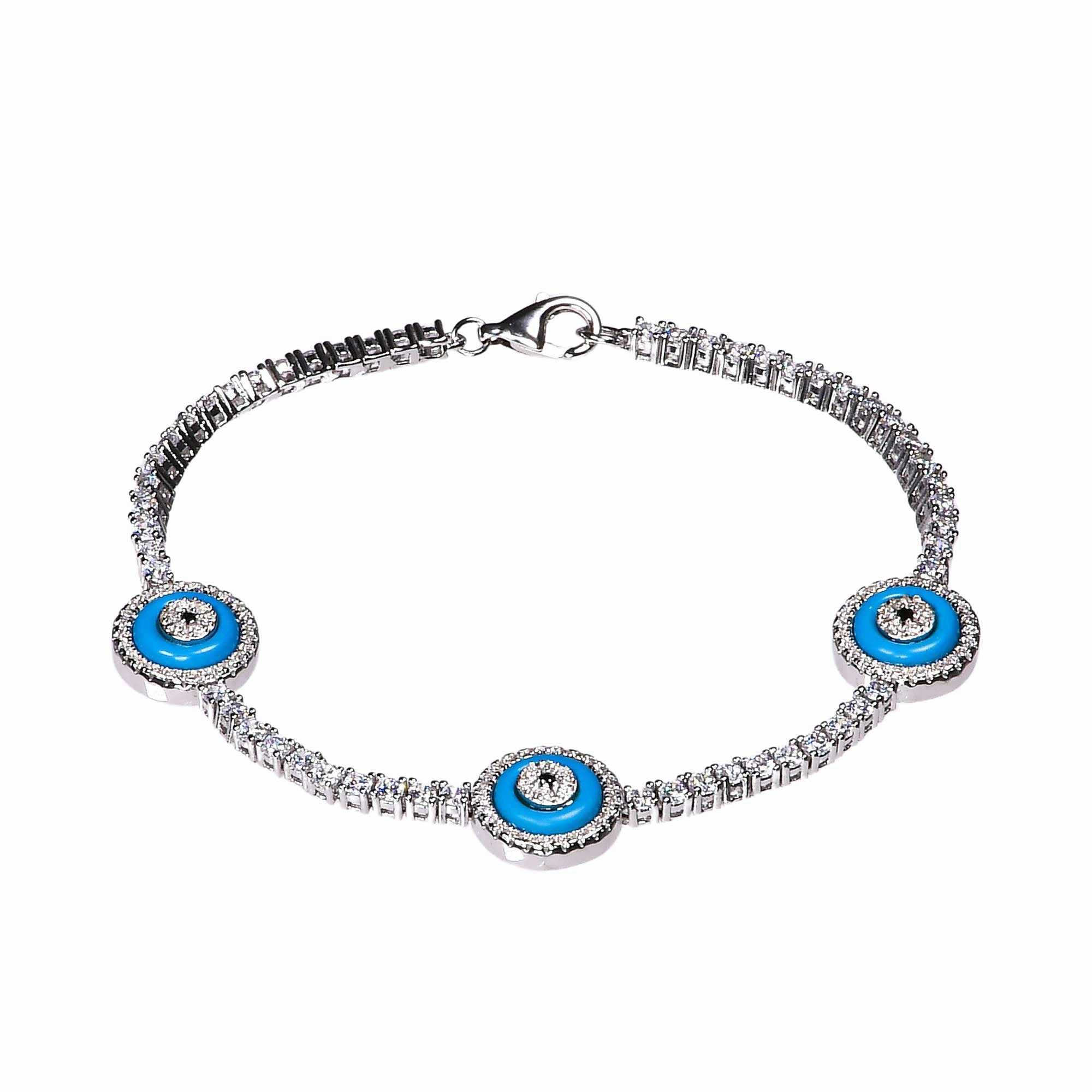 Lara Heems Women's  Bracelet Evil Eye Turquoise fashion-jewelry  