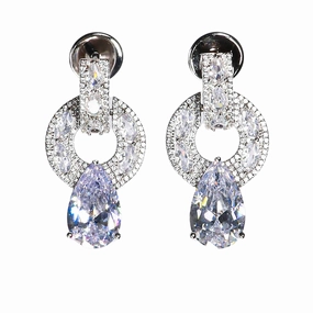 Lara Heems Women's Earring Burlesque white fashion-jewelry  