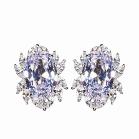 Lara Heems Women's Earring Clip On Royal 
