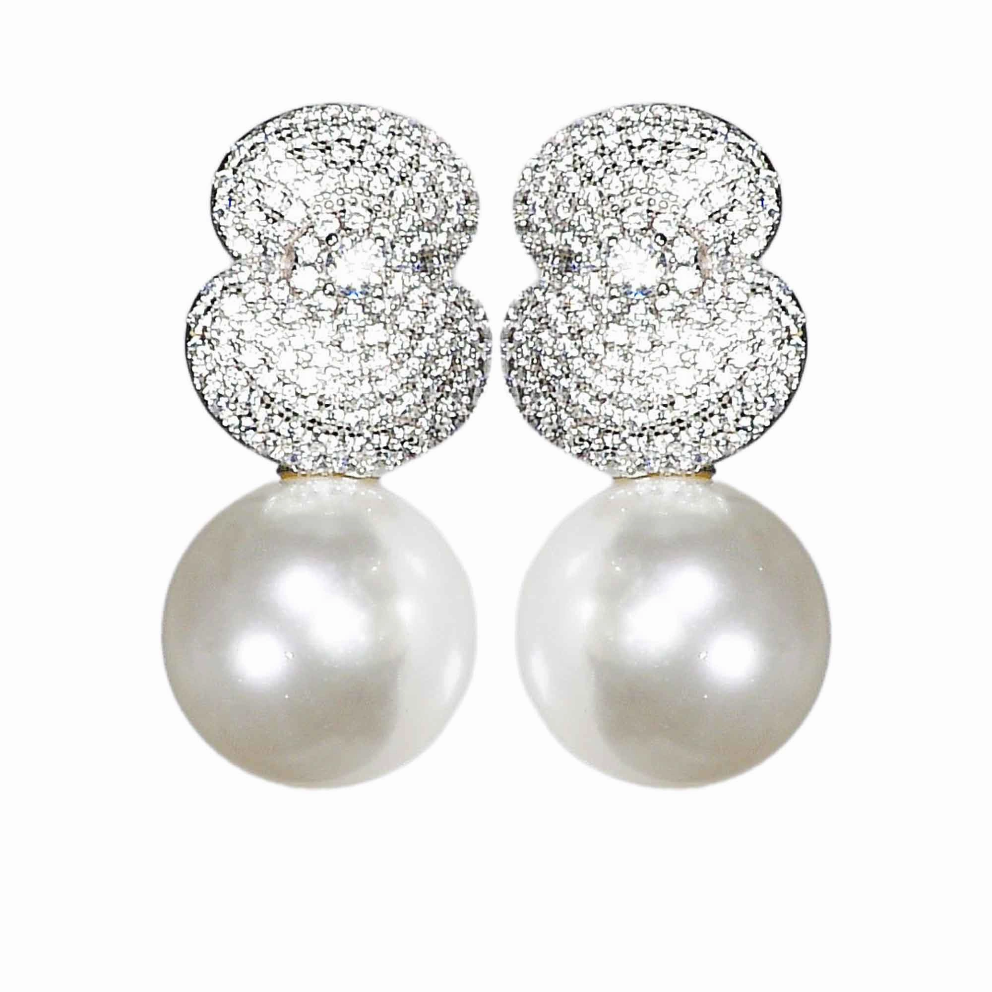 Lara Heems Women's Earring Poppy White 
