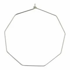 Large Hexagon Hoop