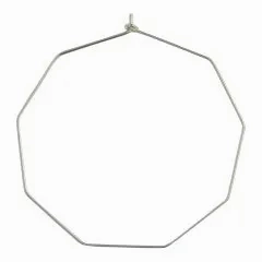 Large Hexagon Hoop