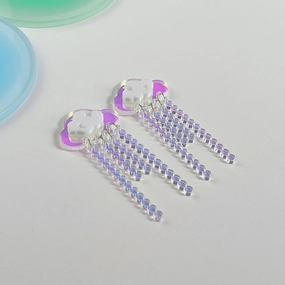 Laser Fantasy Cloud Ear Clip Girl 