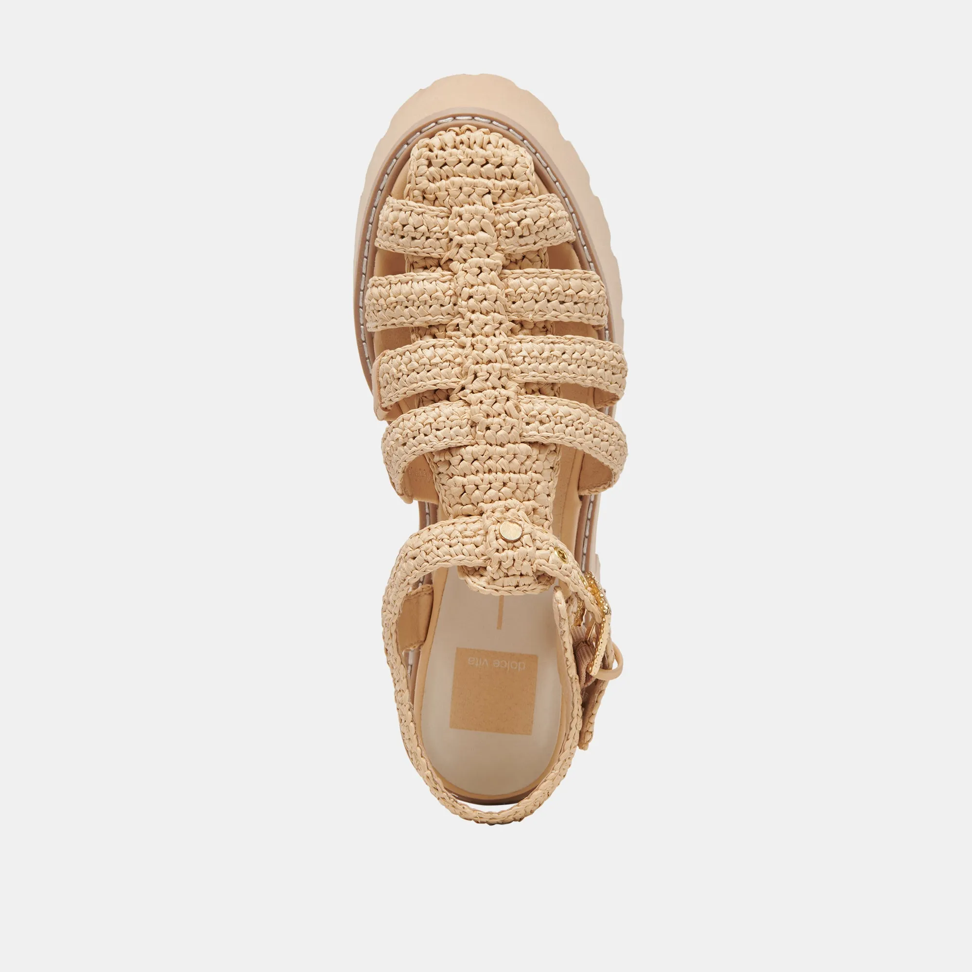 LASLY SANDALEN NATURGESTRICKT
