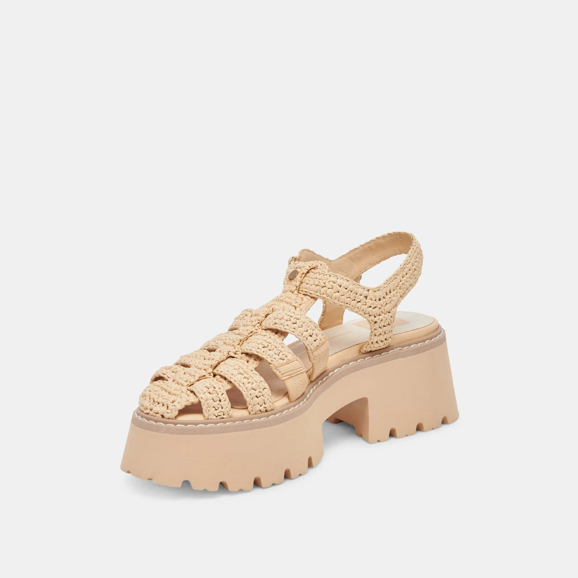 LASLY SANDALEN NATURGESTRICKT