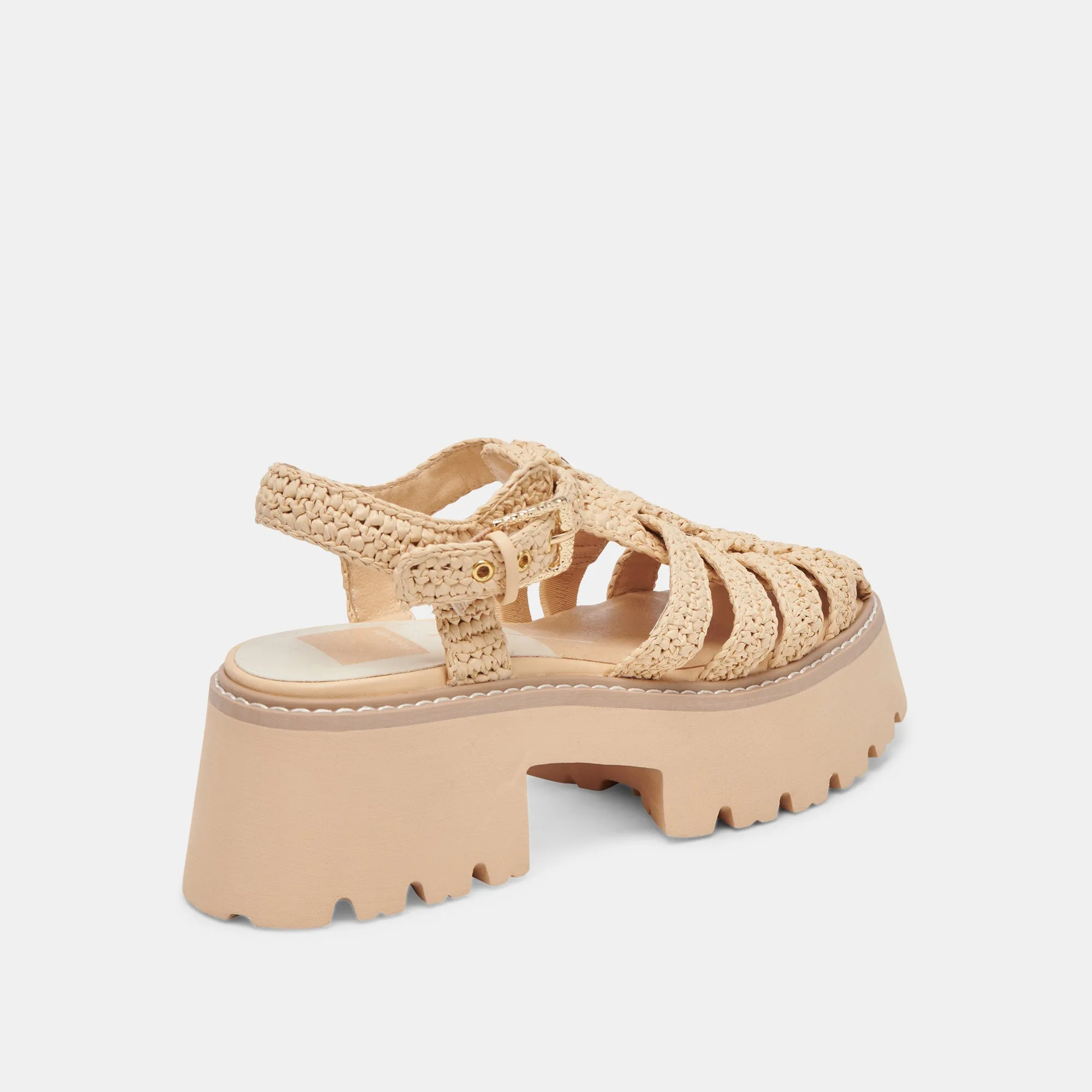 LASLY SANDALEN NATURGESTRICKT