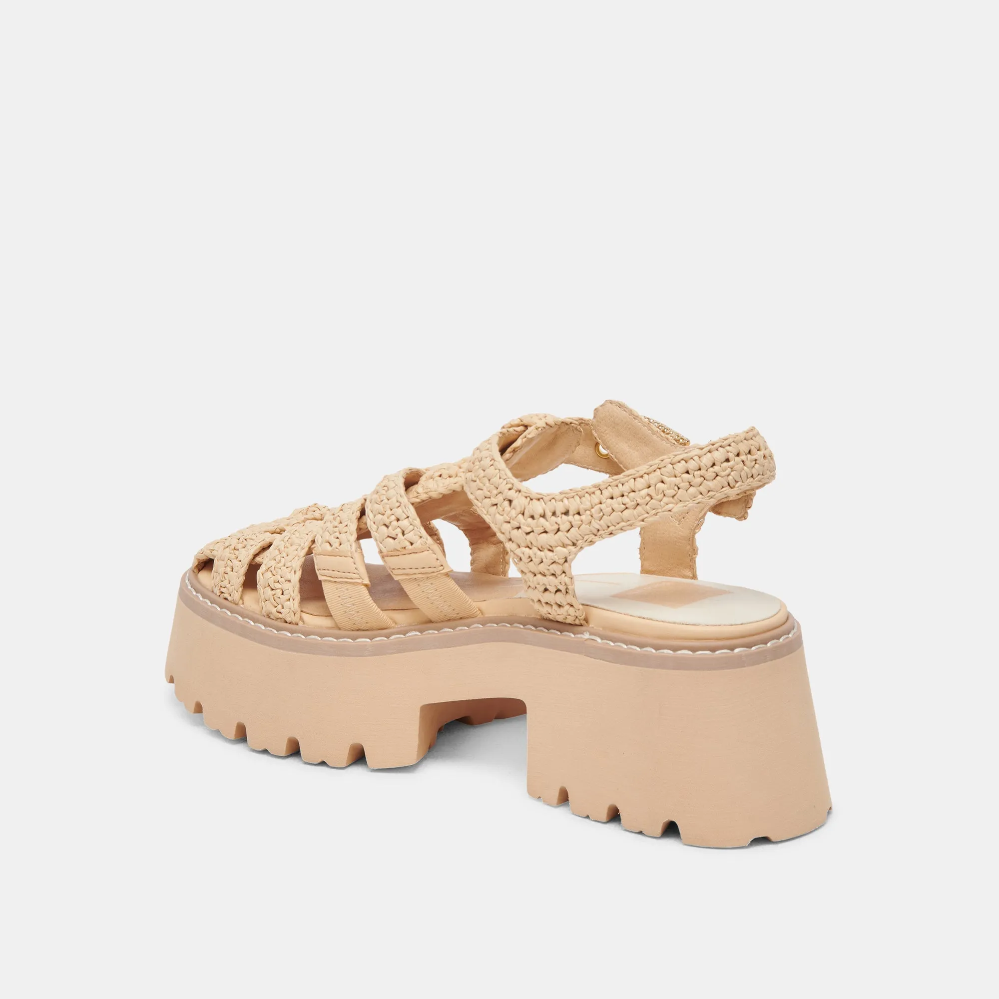 LASLY SANDALEN NATURGESTRICKT
