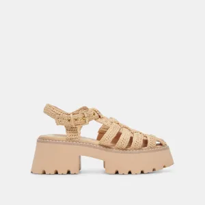 LASLY SANDALEN NATURGESTRICKT