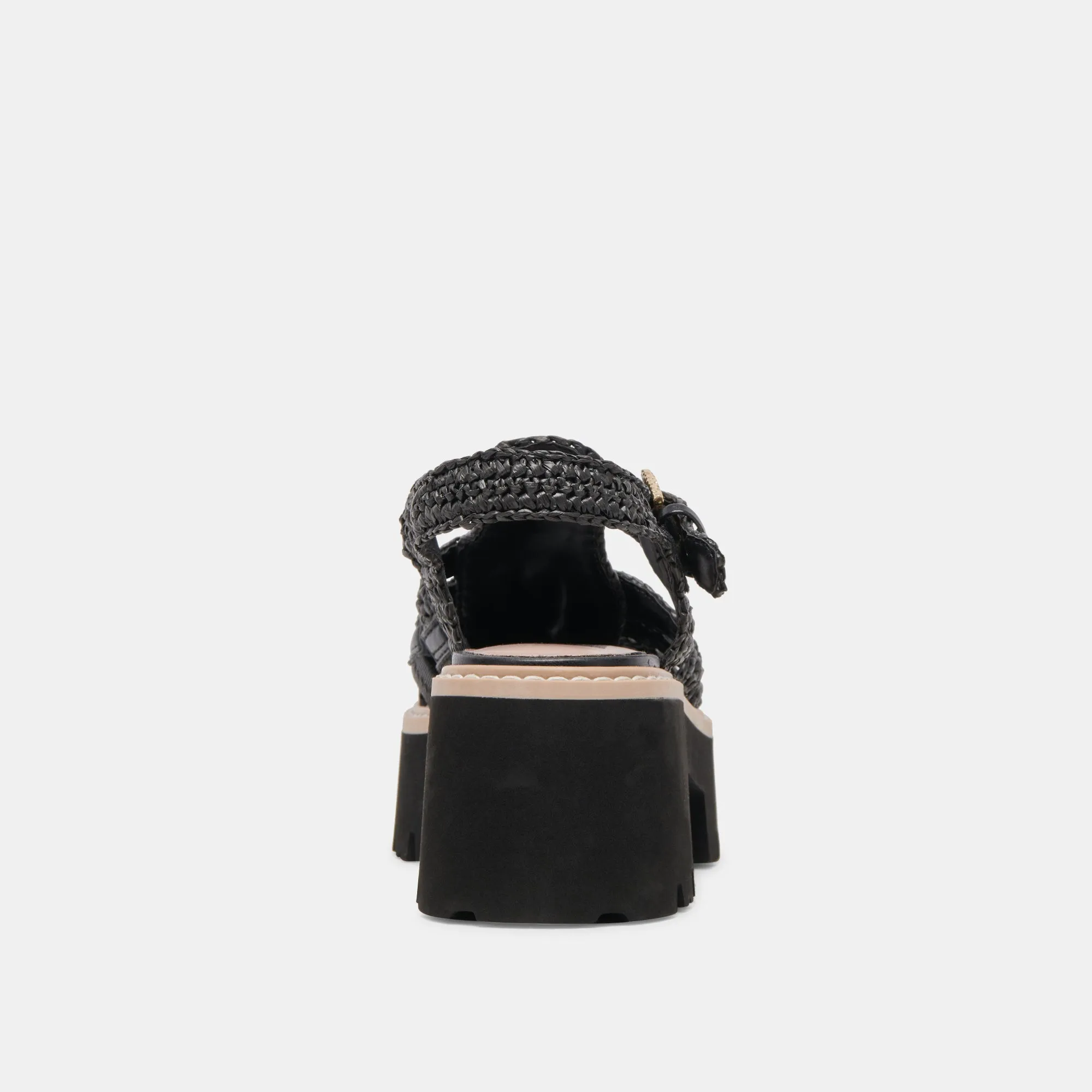 LASLY SANDALEN ONYX GESTRICKT