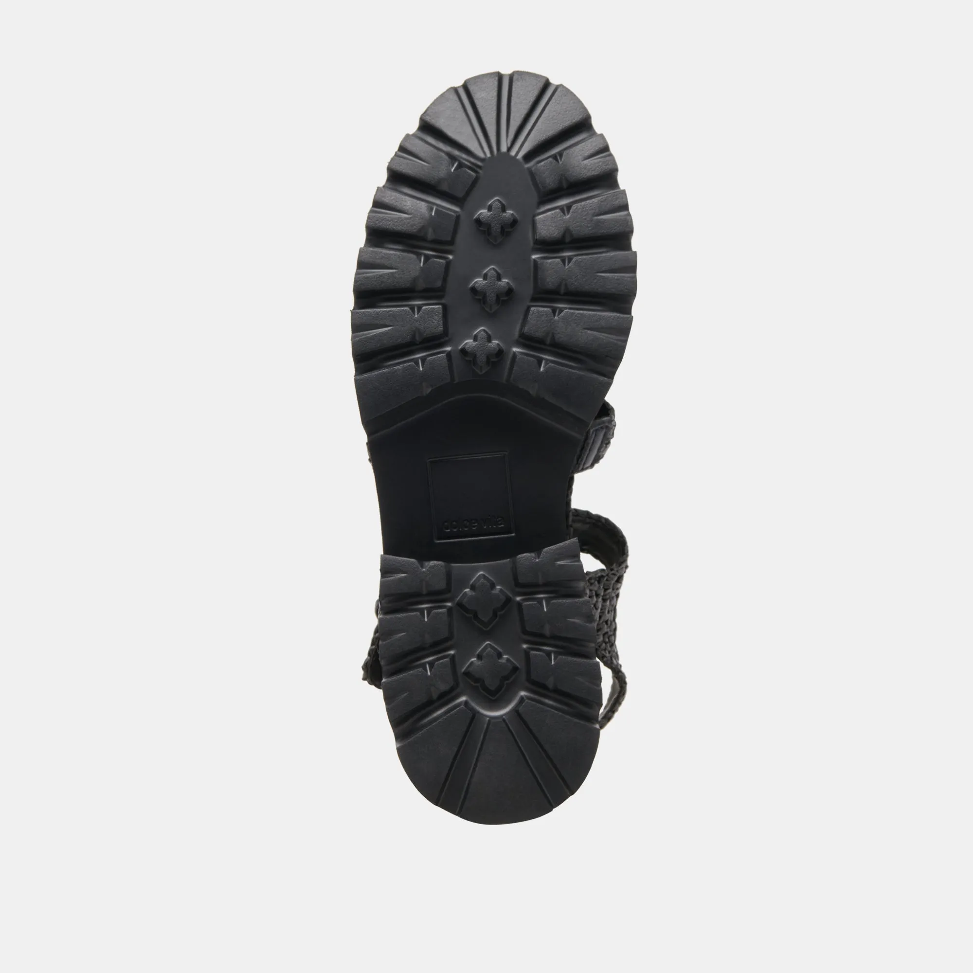 LASLY SANDALEN ONYX GESTRICKT