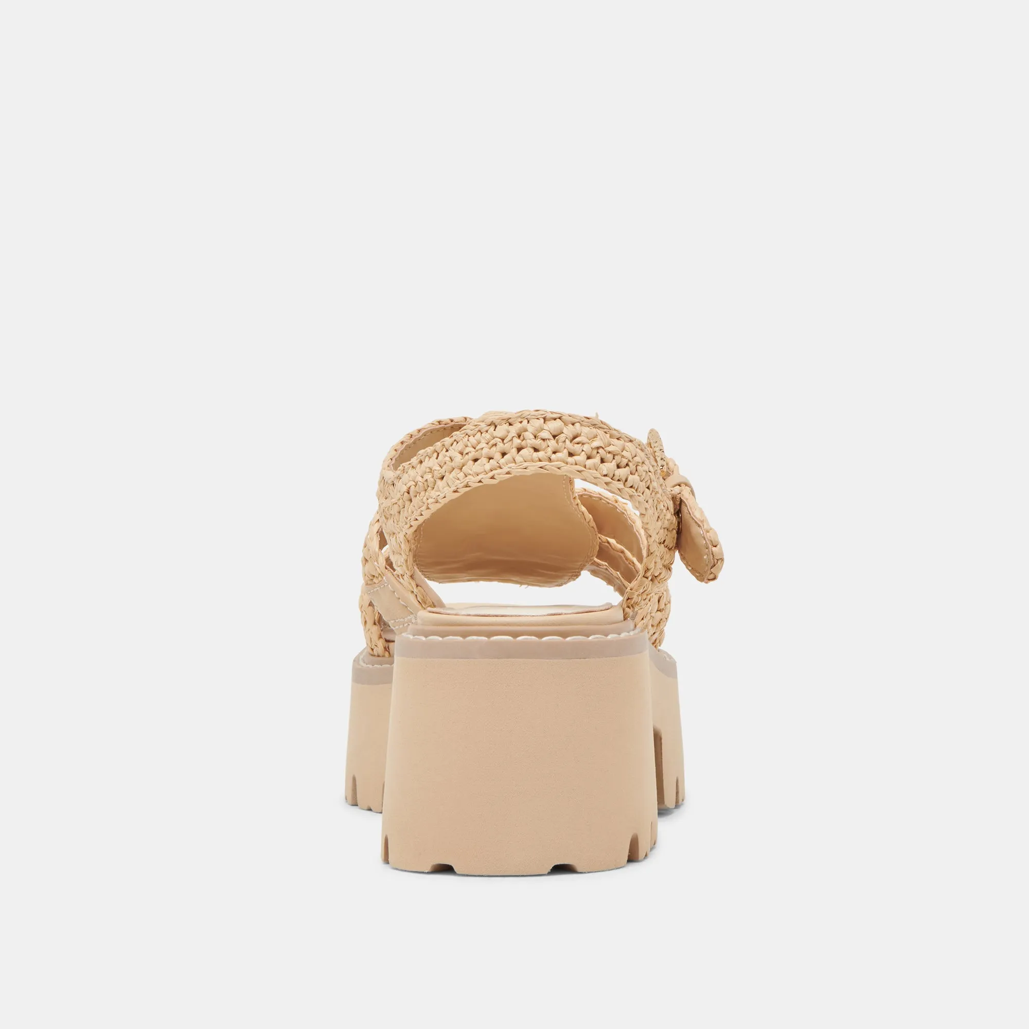 LATICE SANDALEN LT NATURAL KNIT