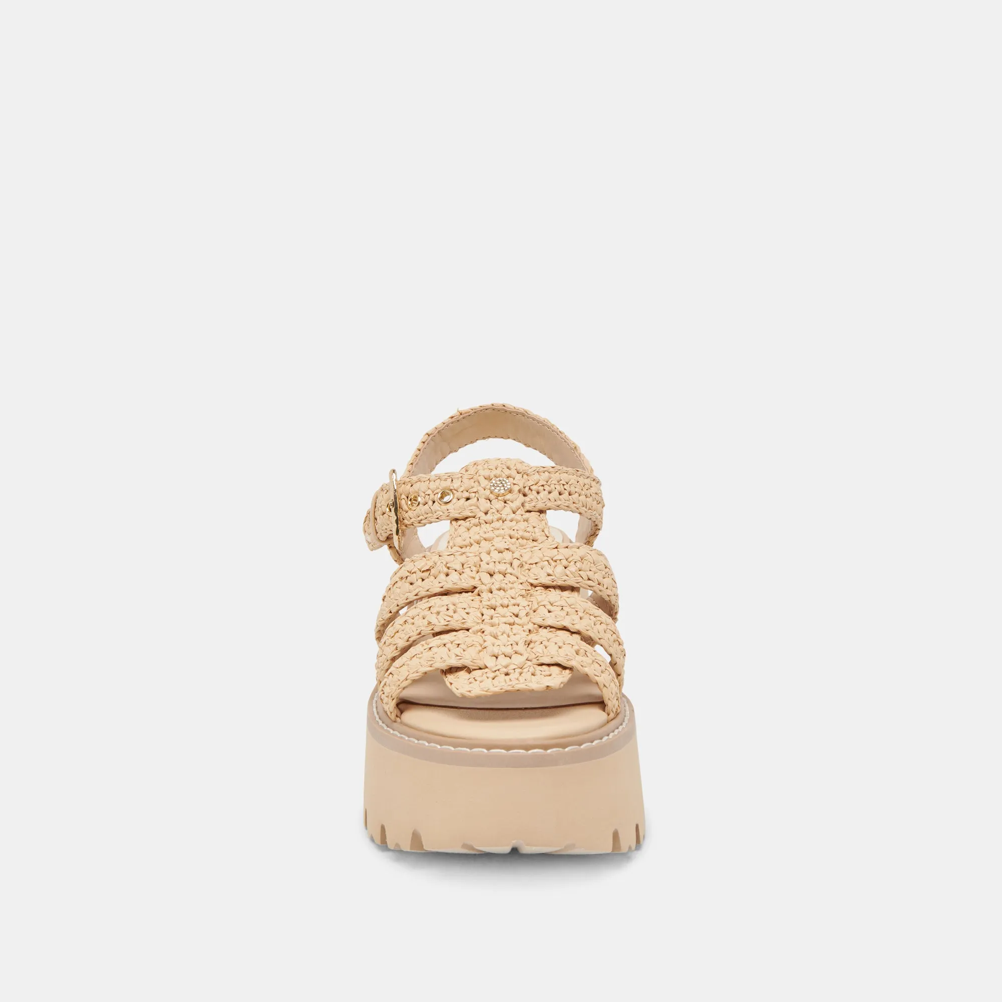 LATICE SANDALEN LT NATURAL KNIT