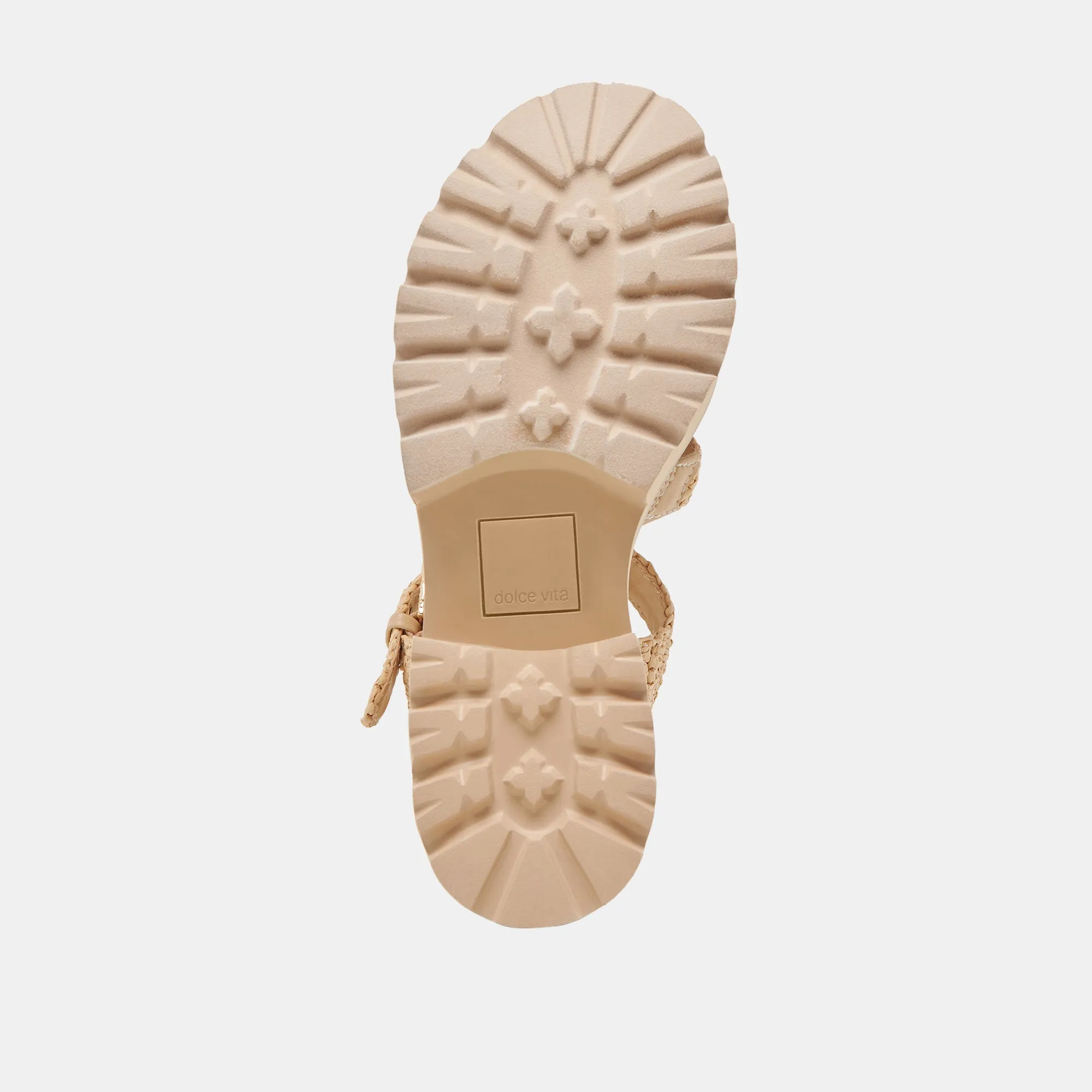 LATICE SANDALEN LT NATURAL KNIT