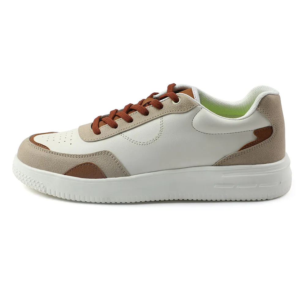 Leap7x Braune lässige Schnürsneaker Für Männer AMAZER-3E Von Liberty