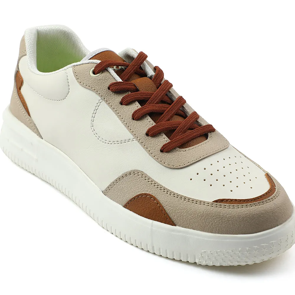 Leap7x Braune lässige Schnürsneaker Für Männer AMAZER-3E Von Liberty