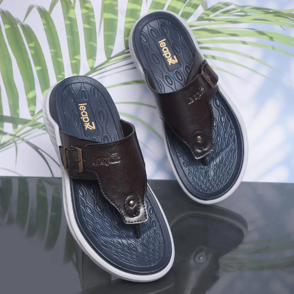Leap7x Von Liberty Herren CHARLY-1E Dunkelbraune Hausschuhe
