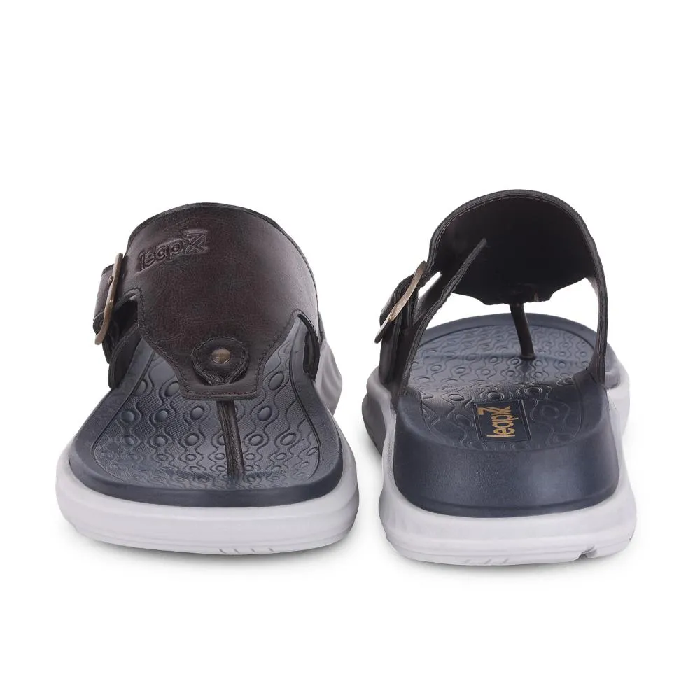 Leap7x Von Liberty Herren CHARLY-1E Dunkelbraune Hausschuhe