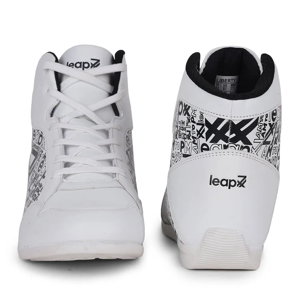 Leap7x Casual Weiße Schnürsenkel Sneakers DUCANI-3E von Liberty