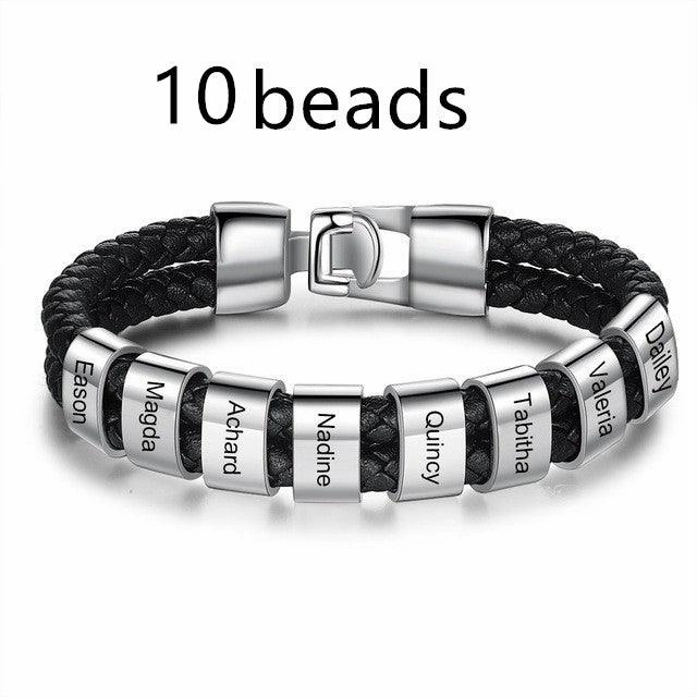 Leather Braided Men's Personality Couple Bracelet