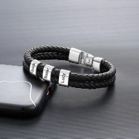 Leather Braided Men's Personality Couple Bracelet 