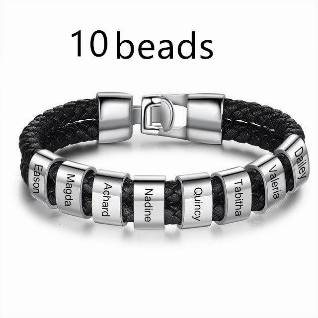 Leather Braided Men's Personality Couple Bracelet
