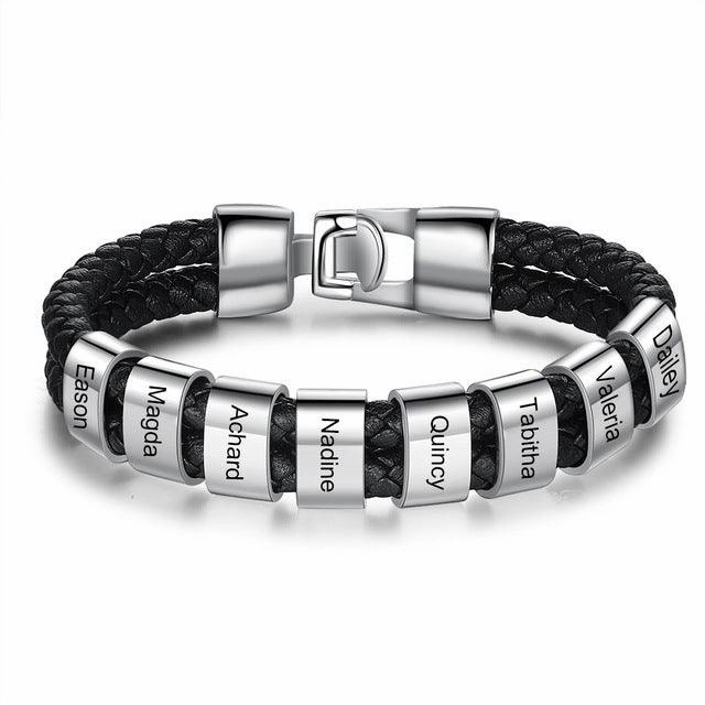 Leather Braided Men's Personality Couple Bracelet