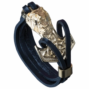 Leather Leo Bracelet 