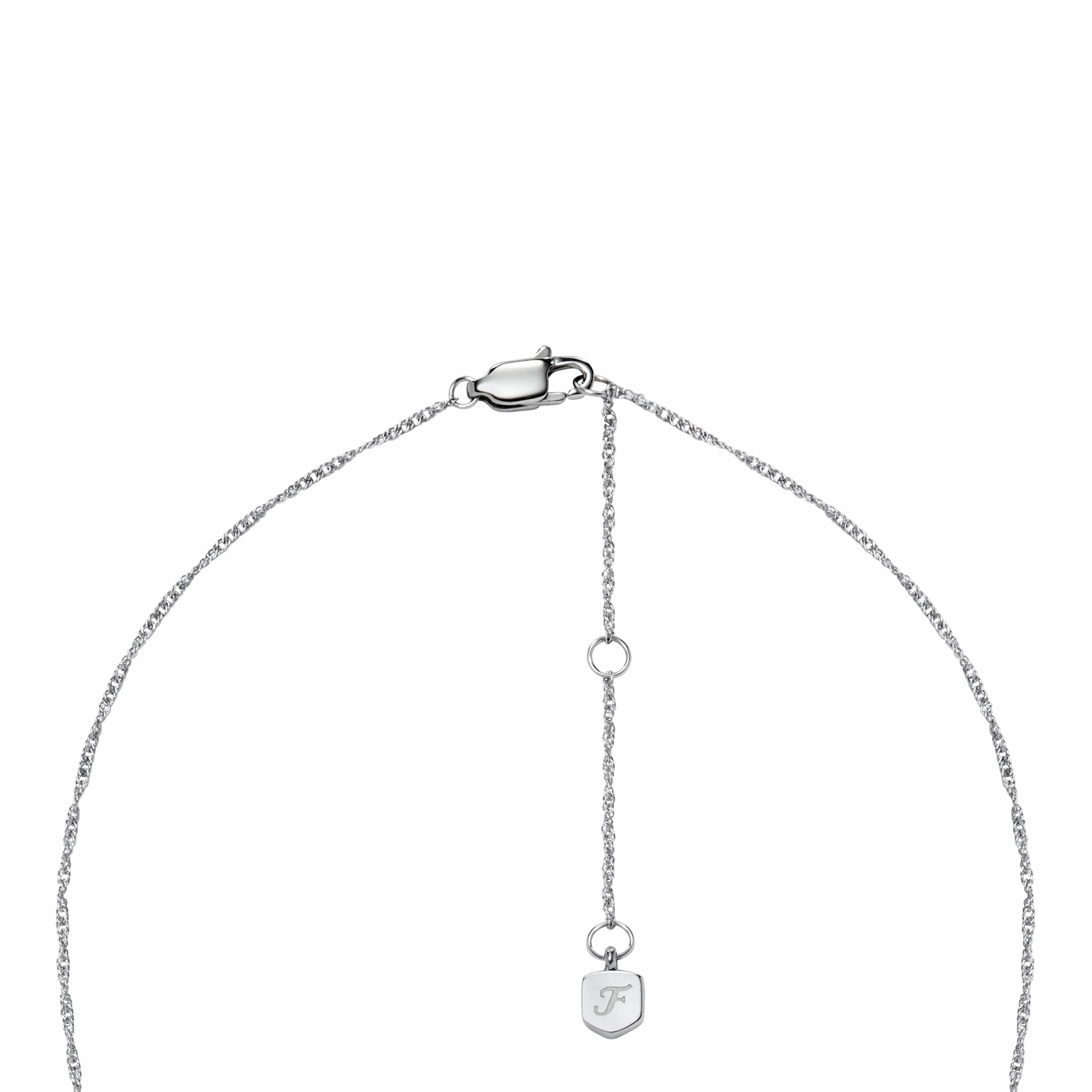 Legacy Heart Stainless Steel Rotating Pendant Necklace