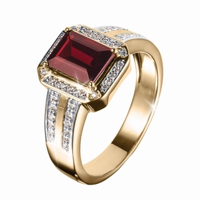 Legion Garnet Mens Ring hand-chain-bracelet  