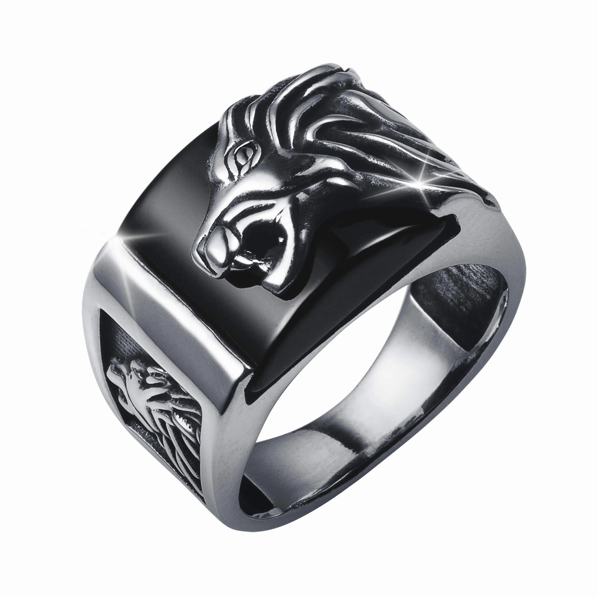 Leo Onyx Men's Ring 