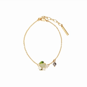 Les Nereides Blueberry and scarab beetle fine Bracelet fashion-jewelry  
