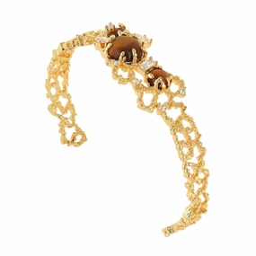 LES NEREIDES Mineral Treasure Brown Bracelet ,Small fashion-jewelry  