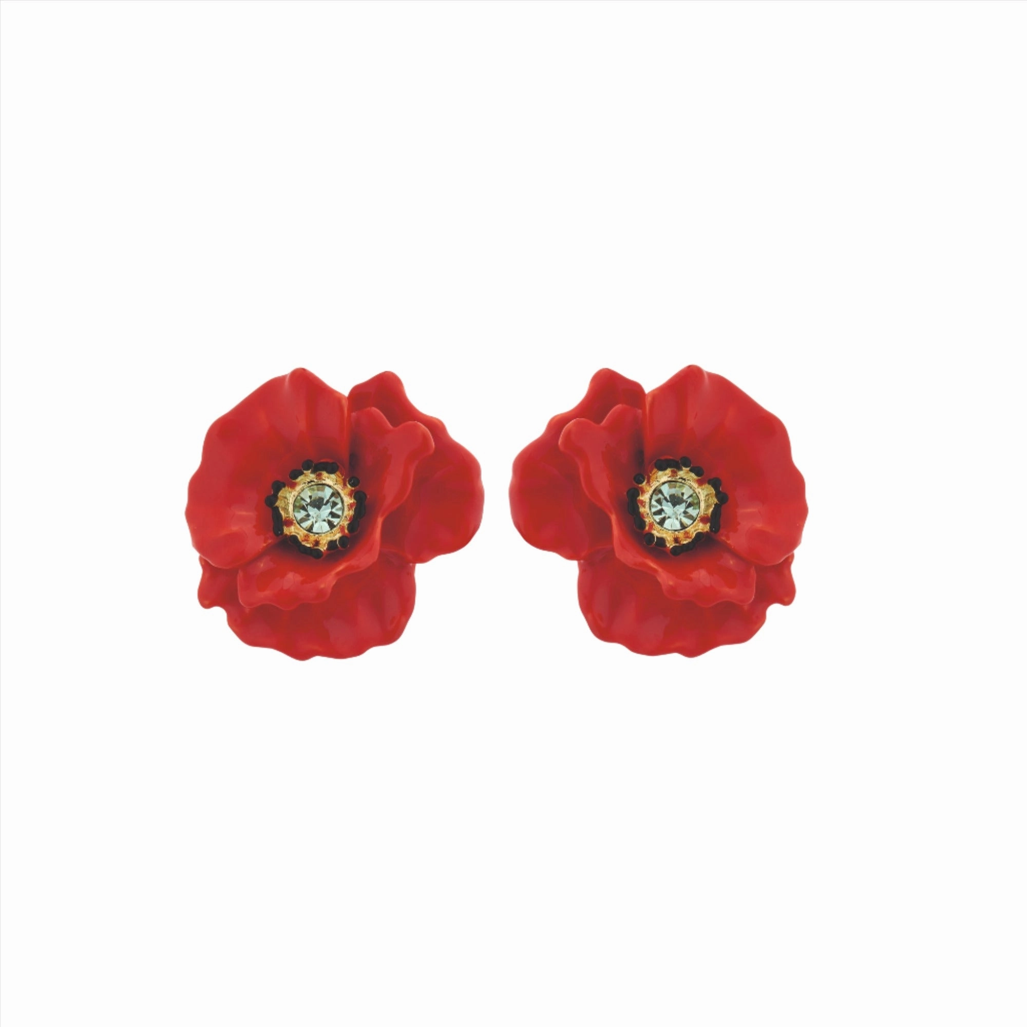 Les Nereides Poppy post Earrings 