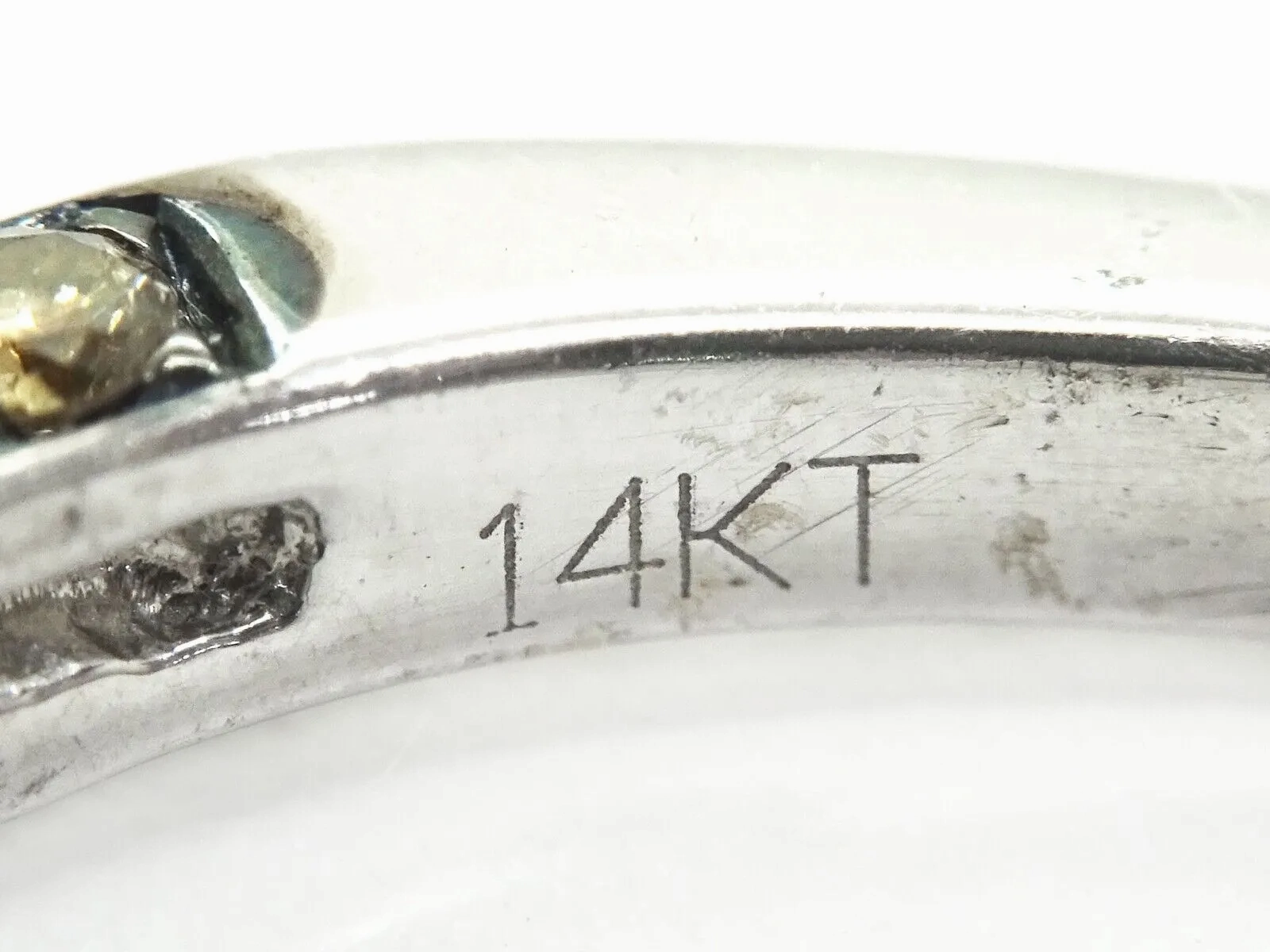 LeVian 1.70ct tw Chocolate &amp; Vanilla Diamond Ring 14k White Gold Size 10