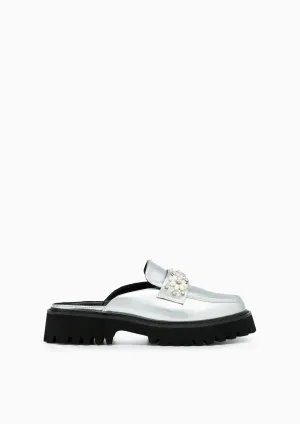 Lewis Plateausandalen Silber