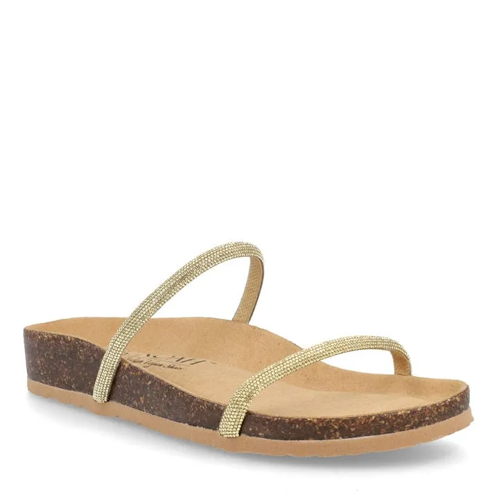 Lidia Damen-Vegane Sandalen | Beige