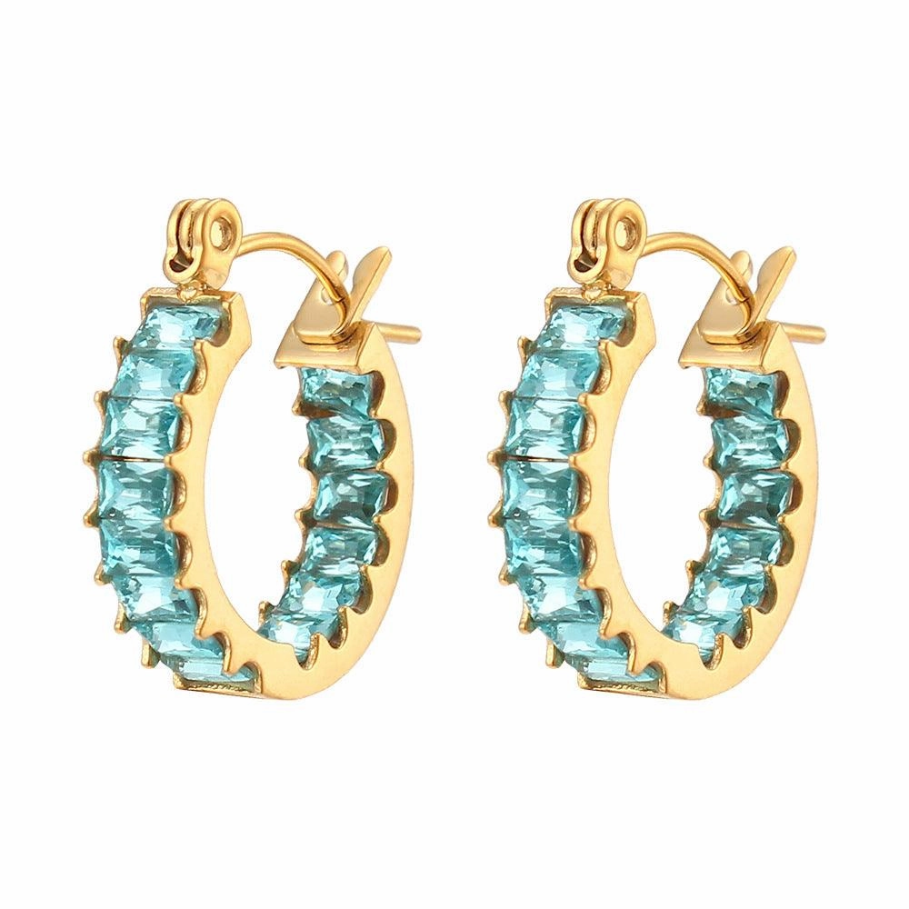 Light Luxury Fashion Stainless Steel Design Earrings Jewelry