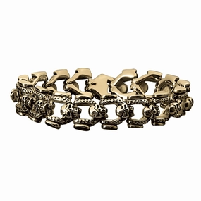 Lightning Skull Bracelet 