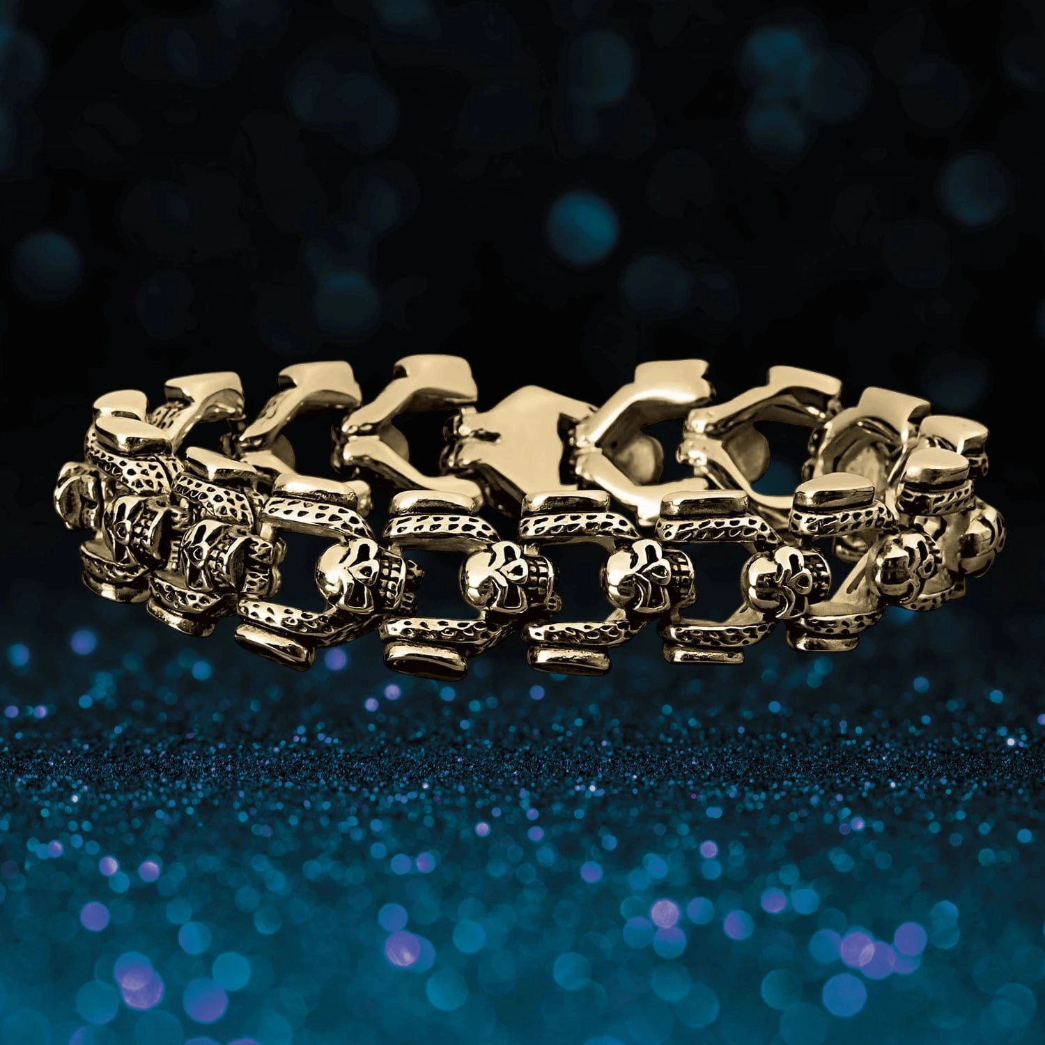 Lightning Skull Bracelet