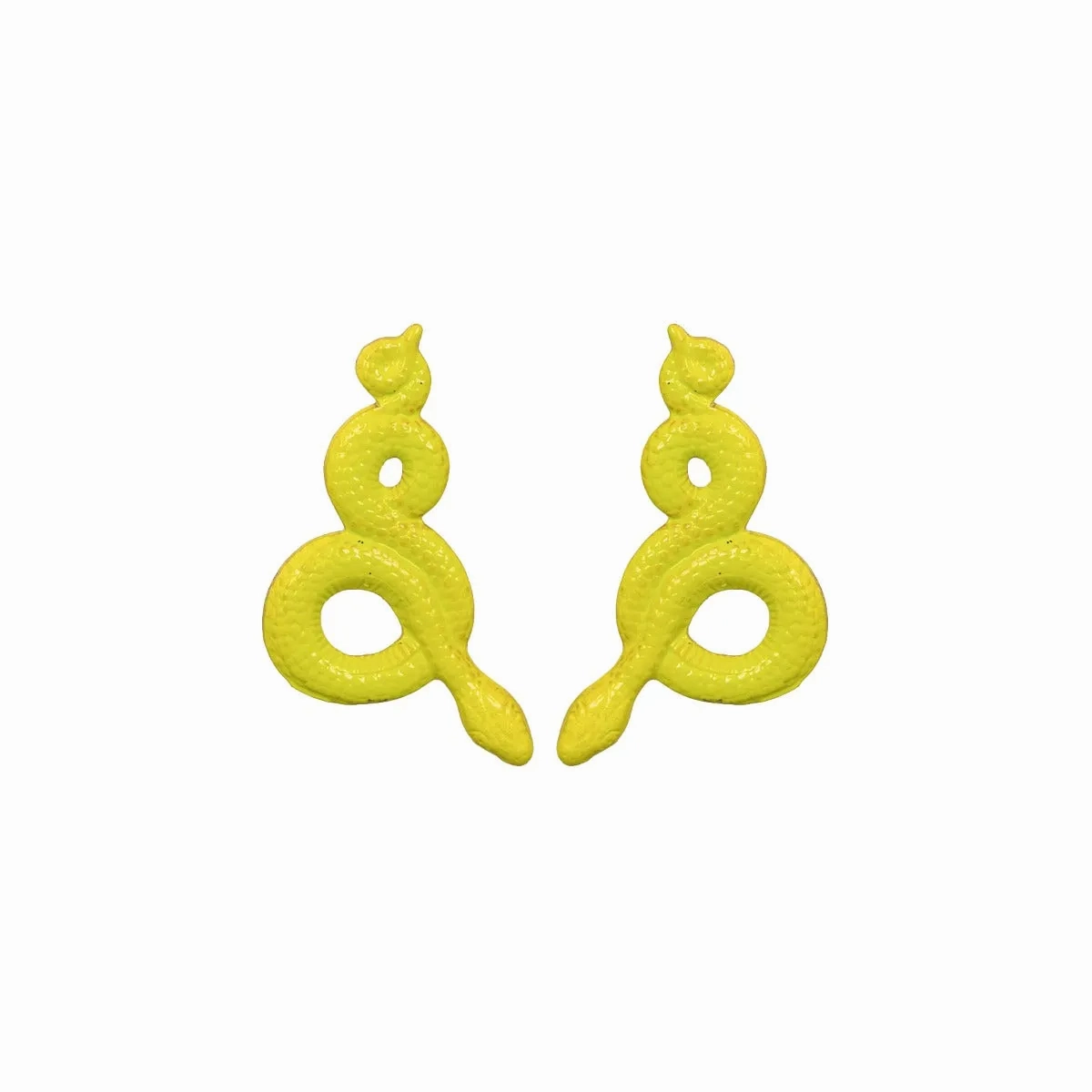 Lime Viper Earrings