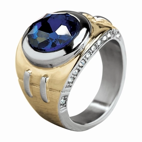 Lincoln Blue Men's Ring 