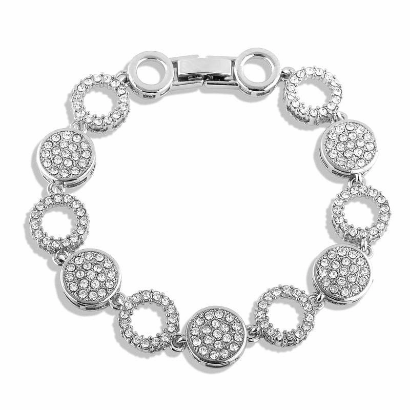 Links Rhodium Bracelet hand-chain-bracelet  
