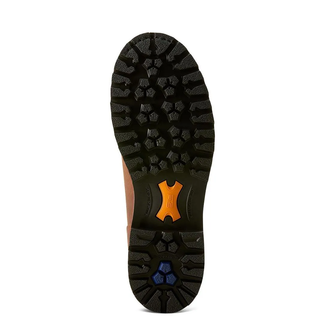 Longview Shock Shield 8 Zoll wasserdichter Sicherheitsstiefel mit weicher Zehenkappe in Kupferbraun