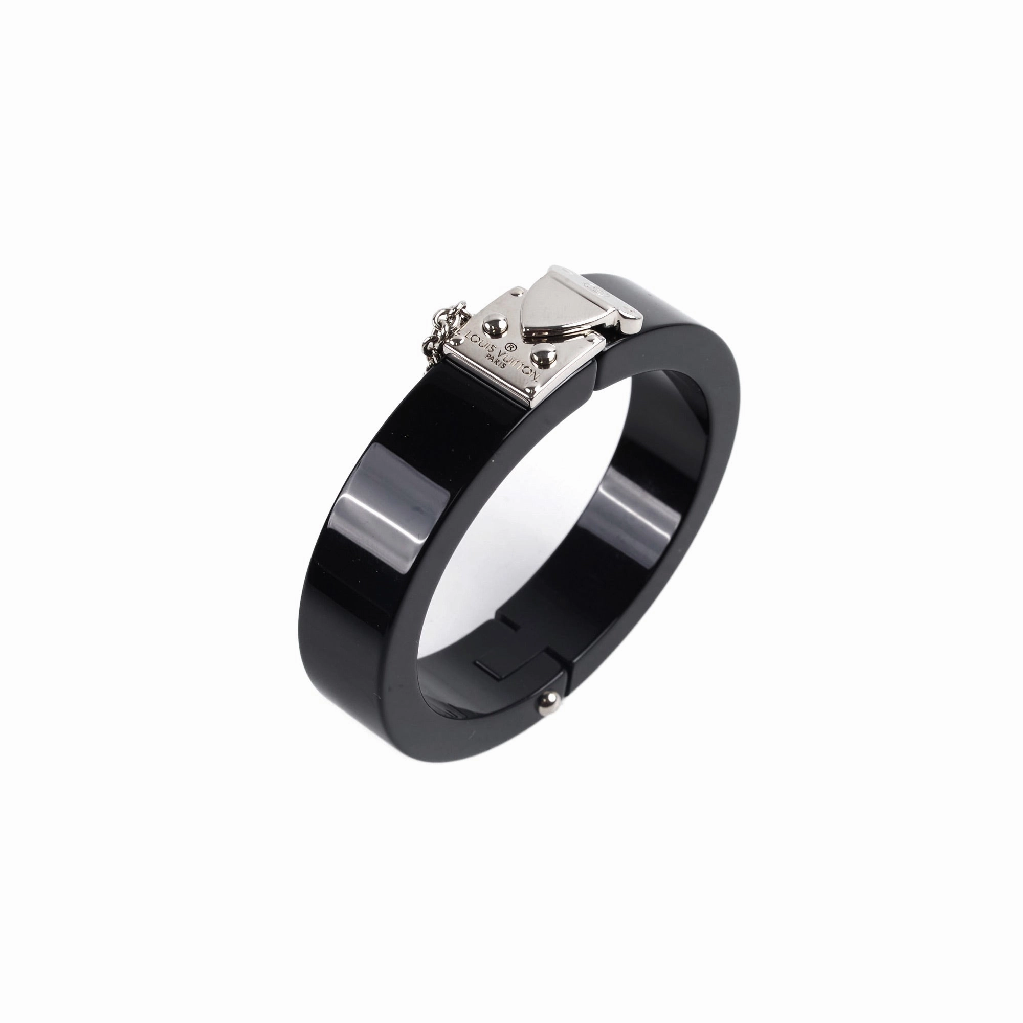 Louis Vuitton Acrylic Silver Bangle hand-chain-bracelet  