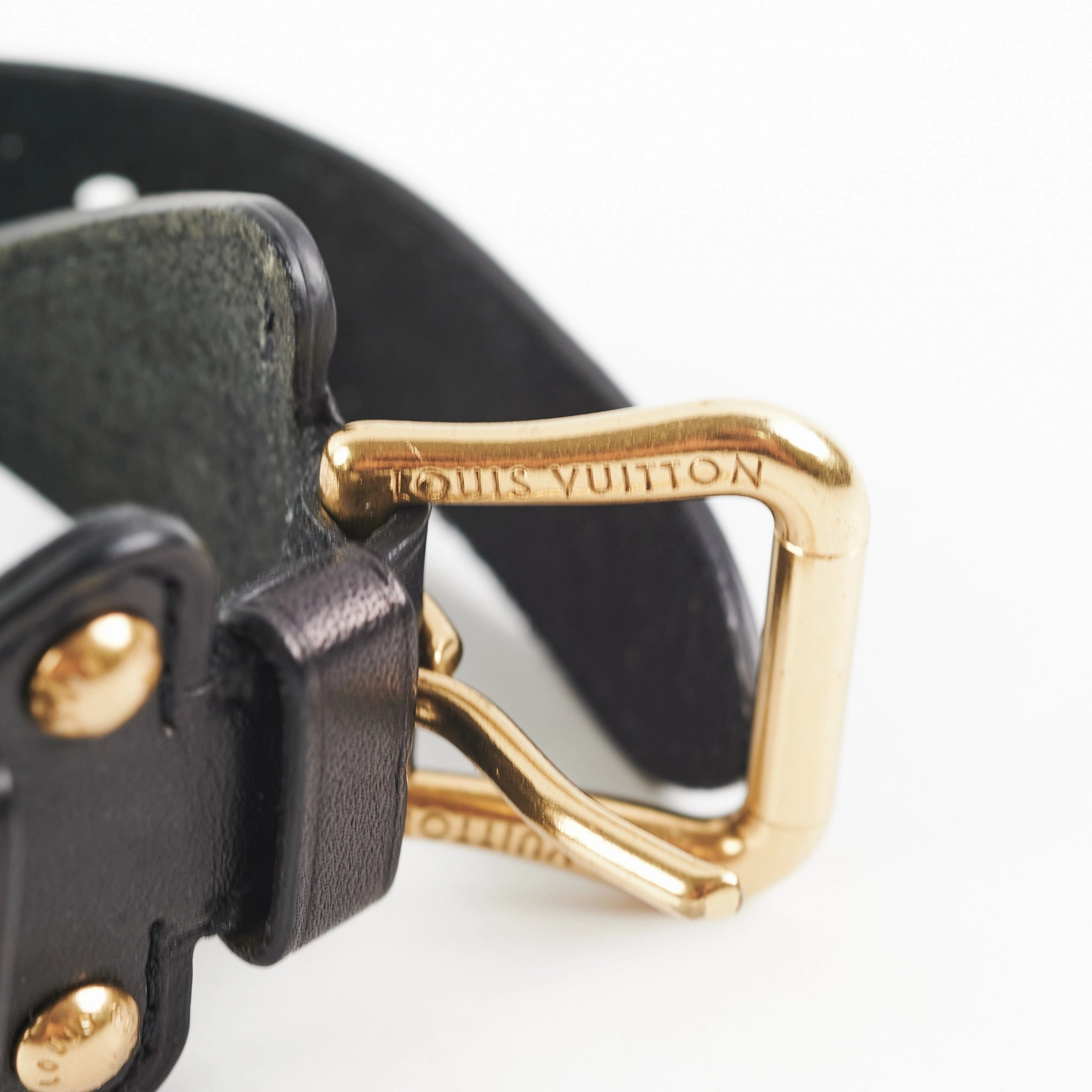 Louis Vuitton Belt Bracelet Black