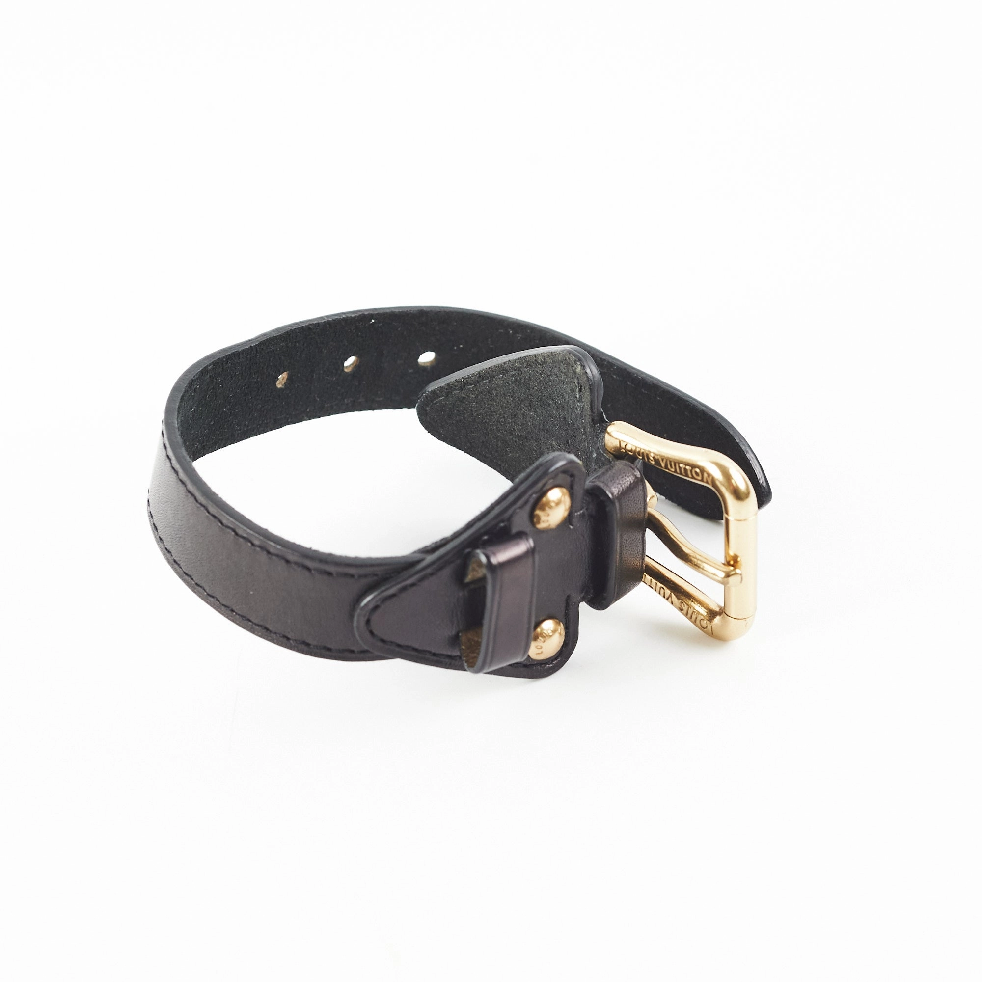 Louis Vuitton Belt Bracelet Black hand-chain-bracelet  