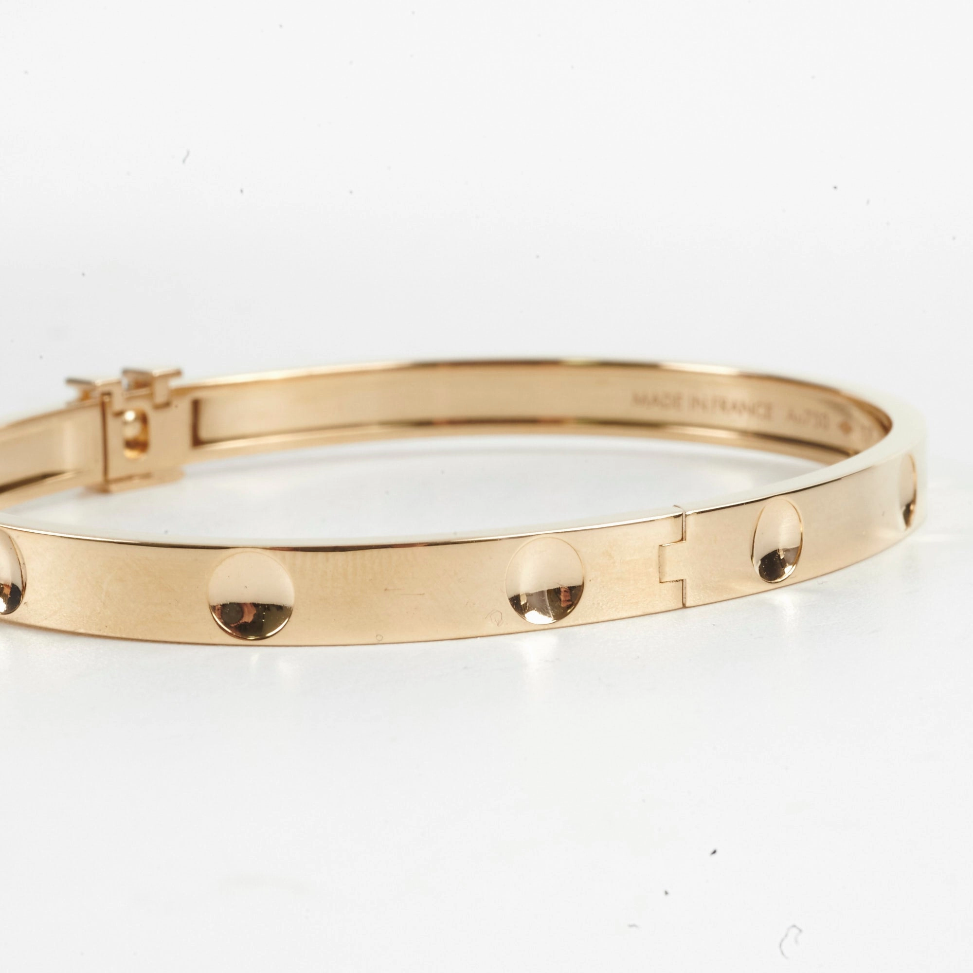 Louis Vuitton Empreinte Bangle Yellow Gold Size 17 (M)