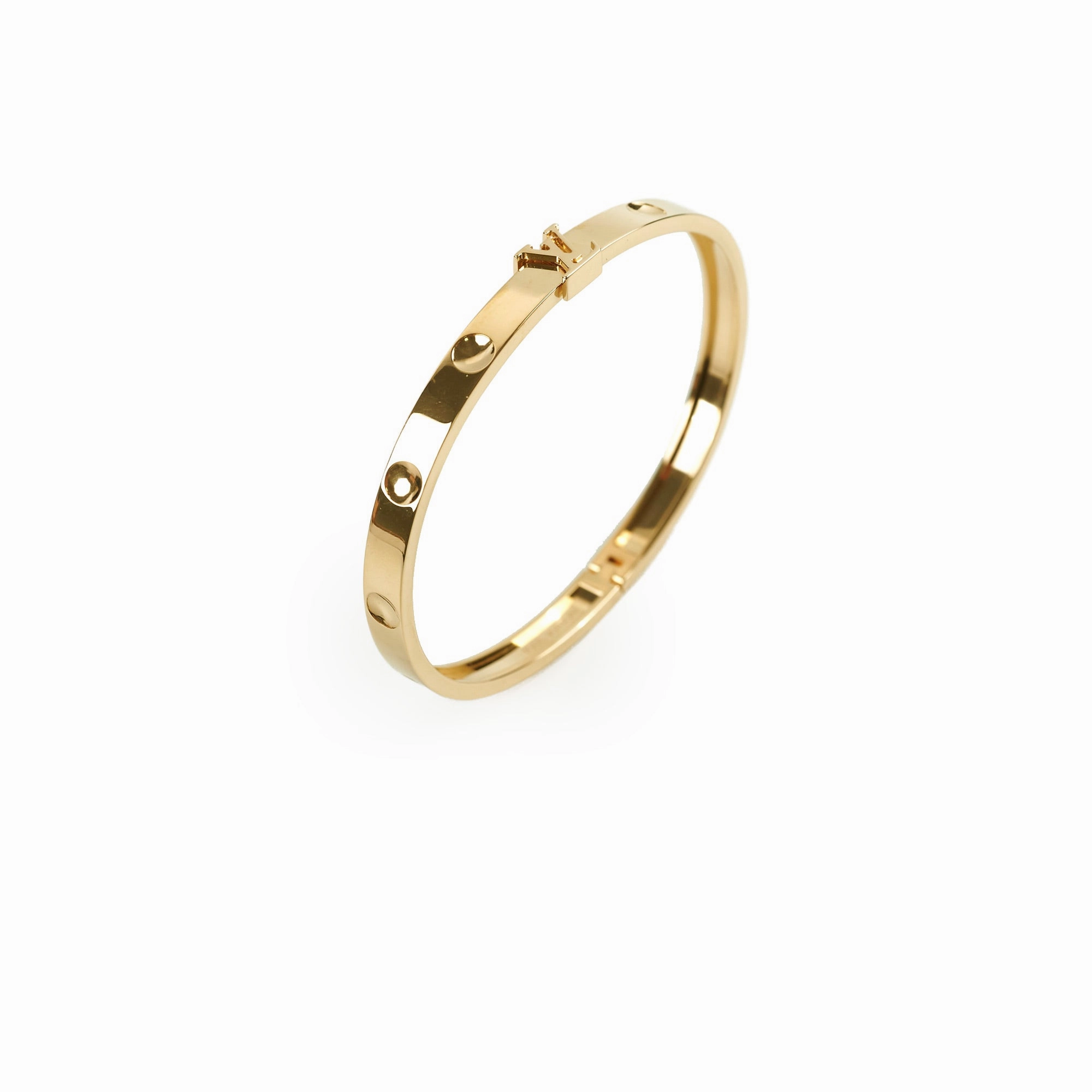 Louis Vuitton Empreinte Bangle Yellow Gold Size 17 (M) hand-chain-bracelet  