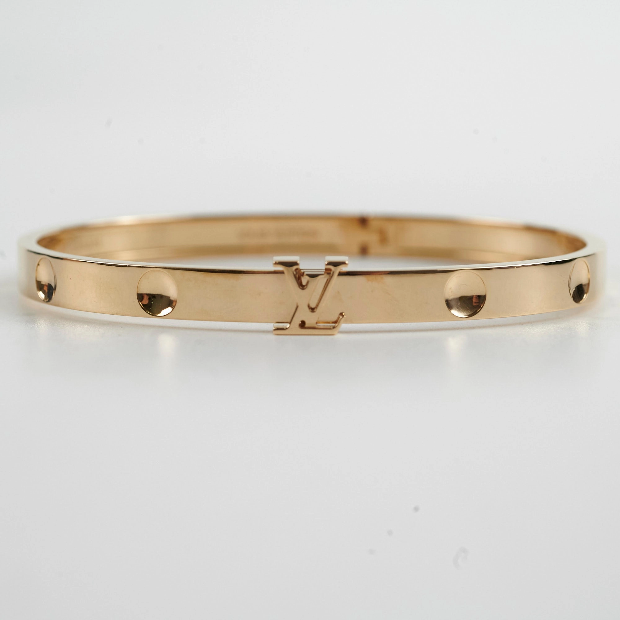 Louis Vuitton Empreinte Bangle Yellow Gold Size 17 (M)